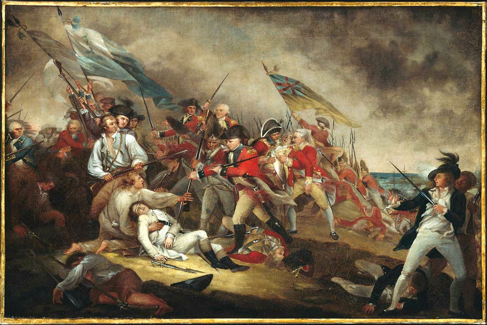 battle of bunker hill painting
