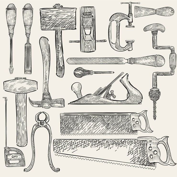 all sorts of old tools