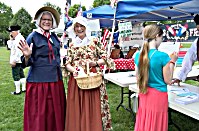 colonial faire festivities